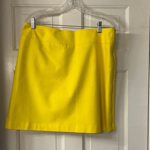 Ann Taylor Dresses & Skirts - Ann Taylor Vibrant Yellow Mini Skirt
